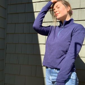 Outdoor Voices Navy Pullover